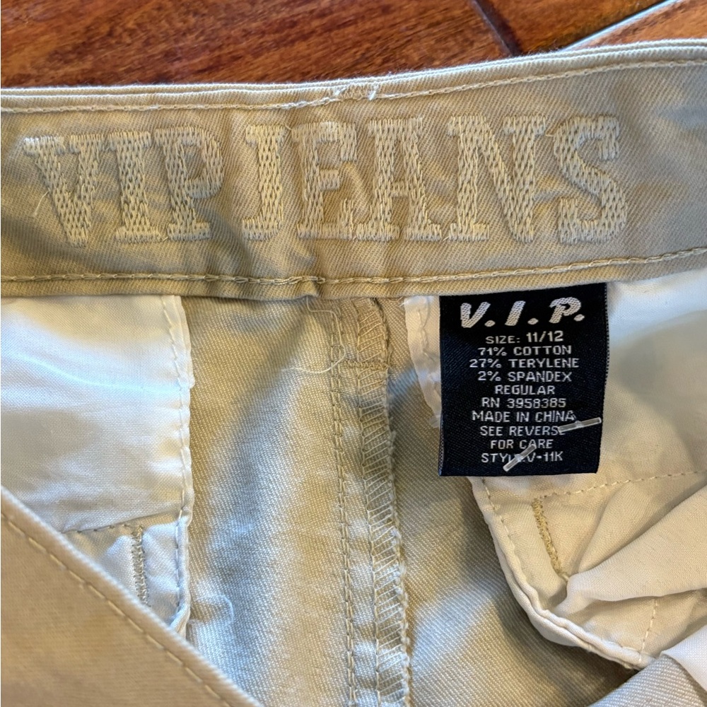 NWT VIP Sculpting Stetch Jeans in Classic Cream Size 11/12 Pants - Picture 4 of 5